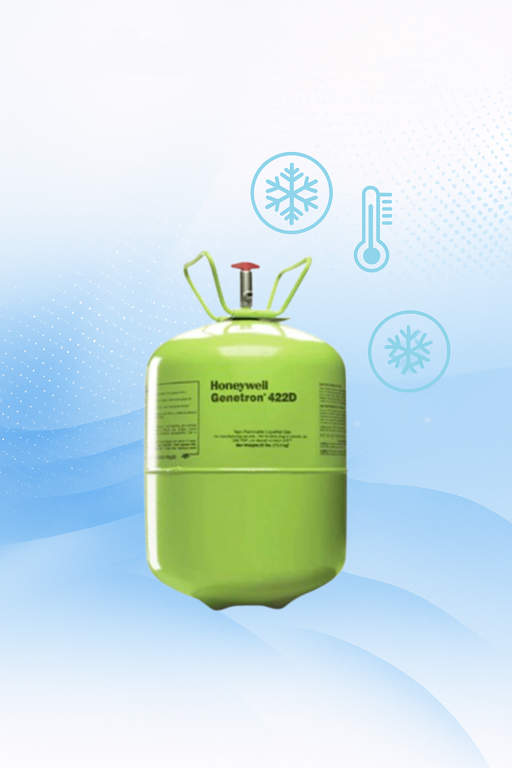 R-422D MO29 Premium Grade Refrigerant - 25 LB Capacity