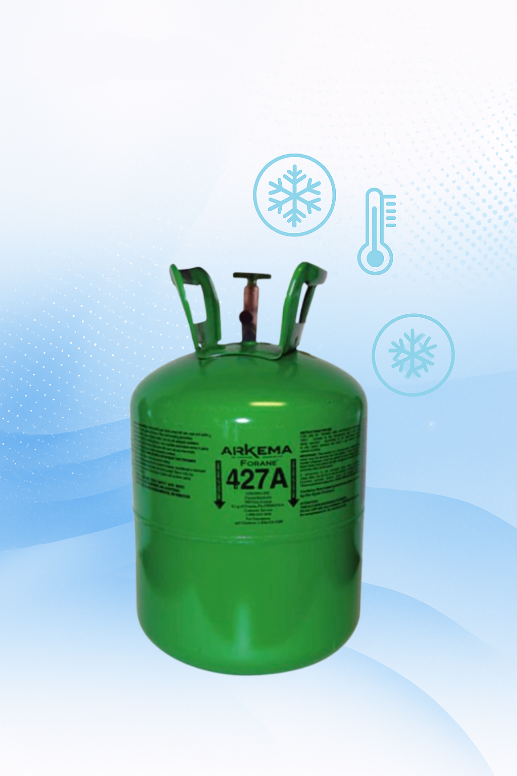 R-427A 25 LB Premium Grade Refrigerant for AC and Cooling Systems