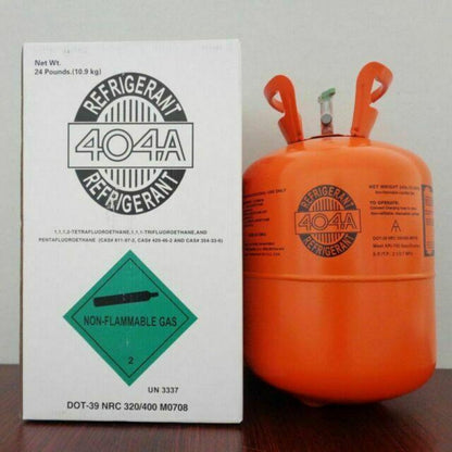 Premium R-404A Industrial Refrigerant 24 LB Cylinder